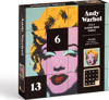 GALISON Posuvné dřevěné puzzle Andy Warhol: Marilyn 2v1 (16 dílků)