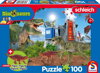 SCHMIDT Puzzle Schleich Dinosauři z pravěku 100 dílků + figurka Schleich