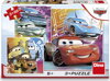 DINO Puzzle Cars: kamarádi 3x55 dílků