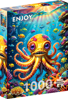 ENJOY Puzzle Roztomilá chobotnička 1000 dílků