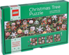 CHRONICLE BOOKS Puzzle Vánoční Lego stromeček 4x100 dílků