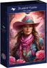 BLUEBIRD Puzzle Růžová cowgirl 1000 dílků