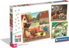 CLEMENTONI Puzzle Chvíle na farmě 3x48 dílků