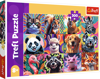 TREFL Puzzle Veselé zvířecí portréty 300 dílků