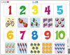 LARSEN Puzzle Čísla 1-10, 10 dílků