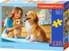CASTORLAND Puzzle Pejsci u veterináře 120 dílků