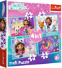 TREFL Puzzle Gábinin kouzelný domek: Velká dobrodružství 4v1 (35,48,54,70 dílků)