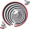 CURIOSI Kulaté puzzle Picoli: Tunel 33 dílků