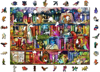 WOODEN CITY Dřevěné puzzle Knihovna pokladů 1010 dílků