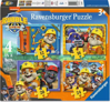 RAVENSBURGER Puzzle Rubble a jeho parta 4v1 (12,16,20,24 dílků)