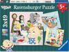 RAVENSBURGER Puzzle Superbráška 3x49 dílků