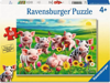 RAVENSBURGER Puzzle Rozkošná selátka 60 dílků
