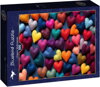 BLUEBIRD Puzzle Barevná srdce 500 dílků