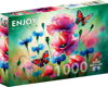 ENJOY Puzzle Motýlí zahrada 1000 dílků