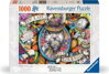 RAVENSBURGER Puzzle Pozdě, ale stylově 1000 dílků