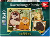 RAVENSBURGER Puzzle Na skok do divočiny 3x49 dílků