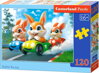 CASTORLAND Puzzle Králičí závody 120 dílků