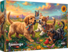 TREFL Puzzle Flamingo: Hravá štěňátka 400 dílků