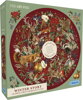 GIBSONS Kulaté puzzle Art File: Zimní příběh 500 dílků