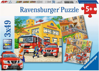 RAVENSBURGER Puzzle Hasiči 3x49 dílků