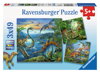RAVENSBURGER Puzzle Úžasní dinosauři 3x49 dílků