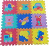 ALLTOYS Pěnové puzzle Zvířata a doprava I (30x30)