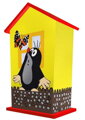 Dřevěná pokladnička Krtek