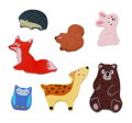 2Kids Toys Dřevěné puzzle Lesní zvířátka propojitelné