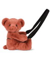 Doudou Plyšová taška přes rameno Medvídek terakotový 30 cm