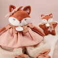 Doudou Dárková sada Plyšový muchláček liška Mina 29 cm