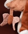 Doudou Plyšový maňásek liška Mina růžová 25 cm