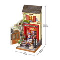 RoboTime 3D dřevěná skládačka Miniatura domečku Vídeňské knihkupectví