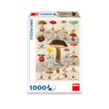 Dino Puzzle Houby koláž 1000 dílků