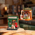 RoboTime 3D dřevěná skládačka Miniatura domečku Pošta