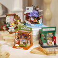 RoboTime 3D dřevěná skládačka Miniatura domečku Pošta