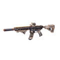 RoboTime 3D dřevěná skládačka Puška na vystřelování gumiček M416 Carbine