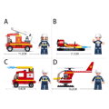 Sluban Hasiči M38-B0622 Display 4druhy / 8ks