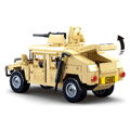 Sluban Army Model Bricks M38-B0837 Hummer bojový off road - poškozený obal