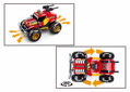 Sluban Power Bricks M38-B0991 RC Červený Off Road na dálkové ovládání