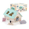 Vilac Dřevěná vkládačka Domeček pro zvířátka Sarah Betz