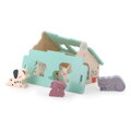 Vilac Dřevěná vkládačka Domeček pro zvířátka Sarah Betz
