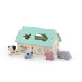 Vilac Dřevěná vkládačka Domeček pro zvířátka Sarah Betz