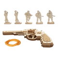 RoboTime 3D dřevěná mechanická skládačka Revolver Corsac