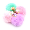Přívěsek na klíče / přívěsek JUNIOR PomPom (mix barev)