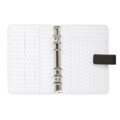 Diář Filofax Moonlight - černý, osobní