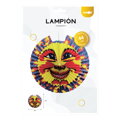 Lampion Slunce/Měsíc, papír, kulatý, 44 cm