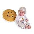 Novorozená panenka Erik s usměvavým polštářem, 42 cm