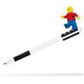 LEGO Gelové pero s minifigurkou, černé - 1 ks