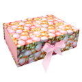 Dárková krabička s mašlí 33 x 25 x 12 cm (mix)