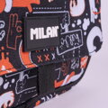 Penál 4-zipový s klopou MILAN série Fingers